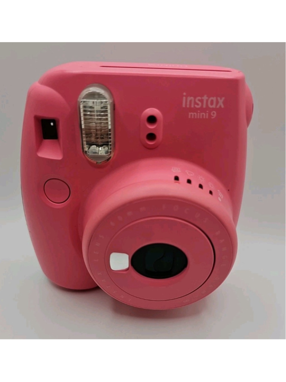 Fujifilm Instax Mini 9 Instant Film Camera Pink Tested & Working